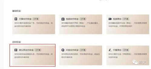 如何查看微头条收益功能,开启你的自媒体赚钱之旅